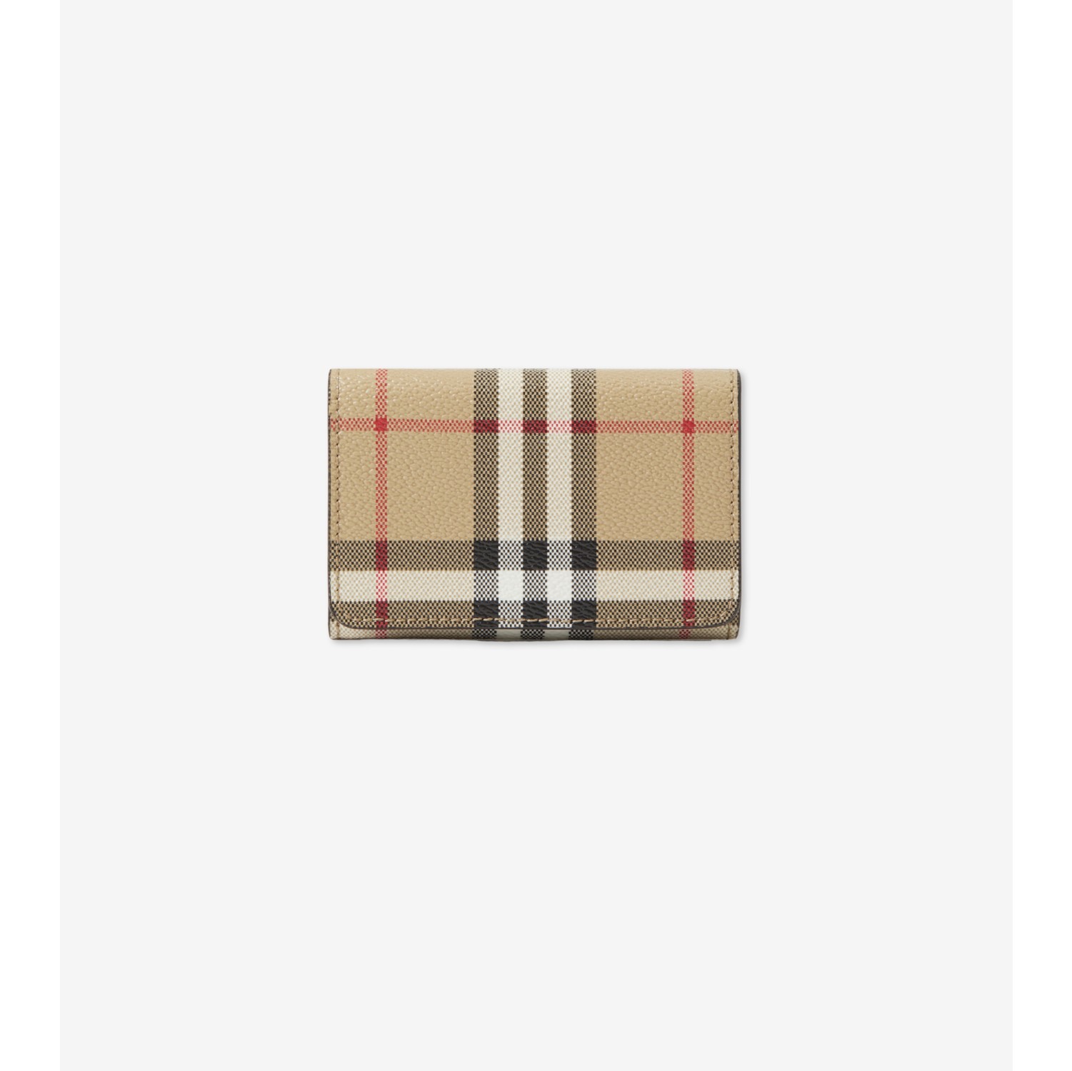 Small Check Folding Wallet in Archive beige - Women, Vintage Check | Burberry® Official