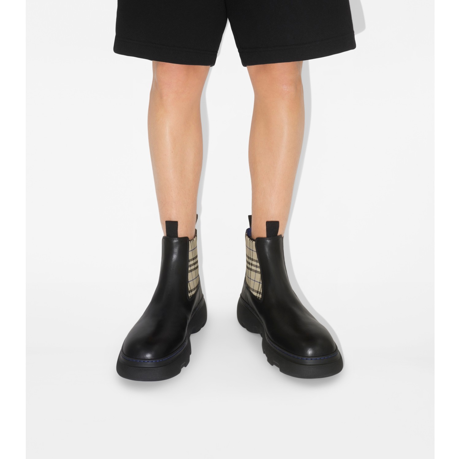 Leather Creeper Low Chelsea Boots