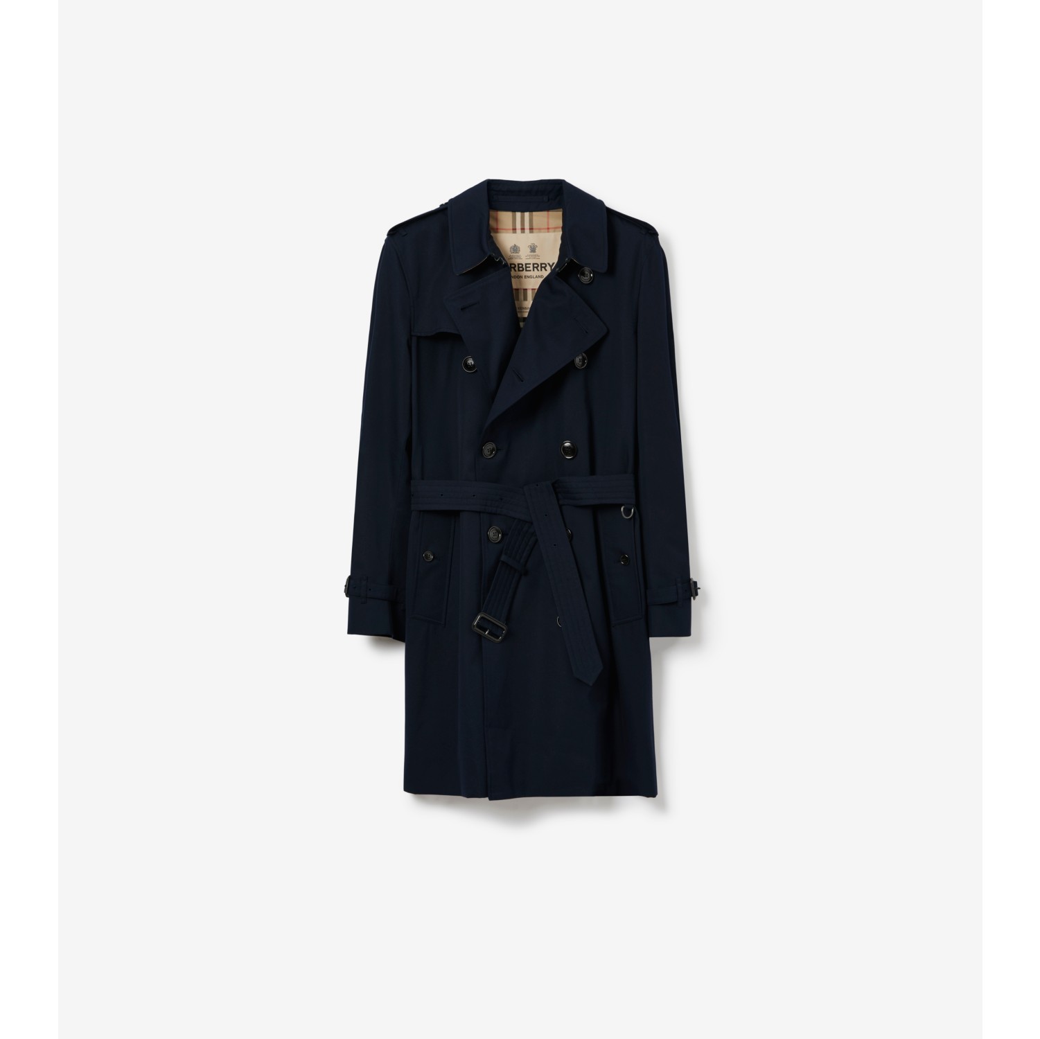 Burberry on sale coat blue