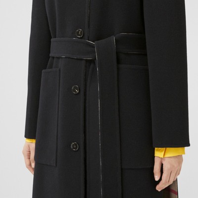 burberry double breasted wool coat
