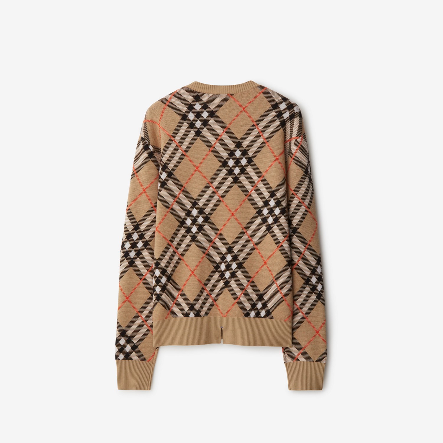 チェック ウールモヘアブレンド セーター (サンド) - ウィメンズ, ウール, ナイロン | Burberry®公式サイト チェック ウールモヘアブレンド セーター (サンド) - ウィメンズ, ウール, ナイロン | Burberry®公式サイト