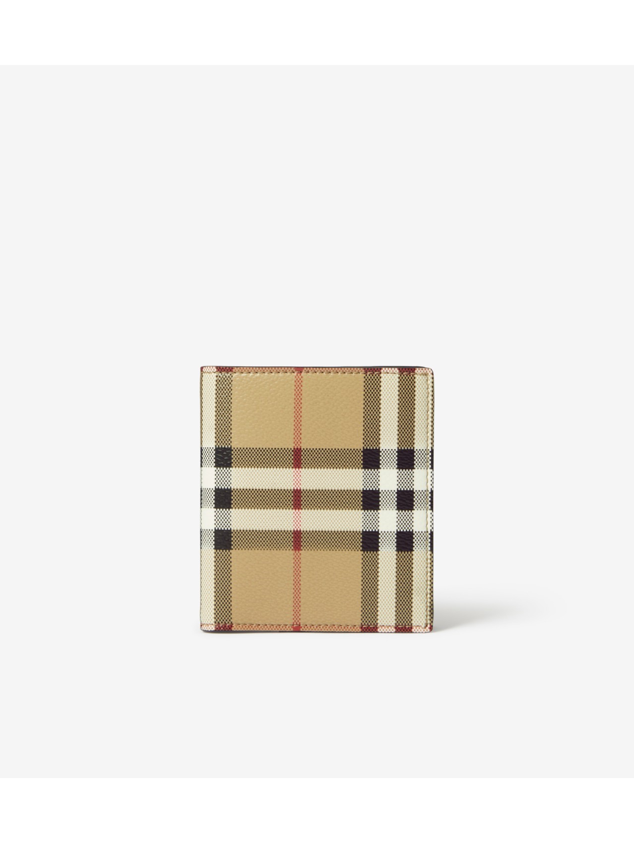 Men's Exaggerated Check Flap Wallet, BURBERRY