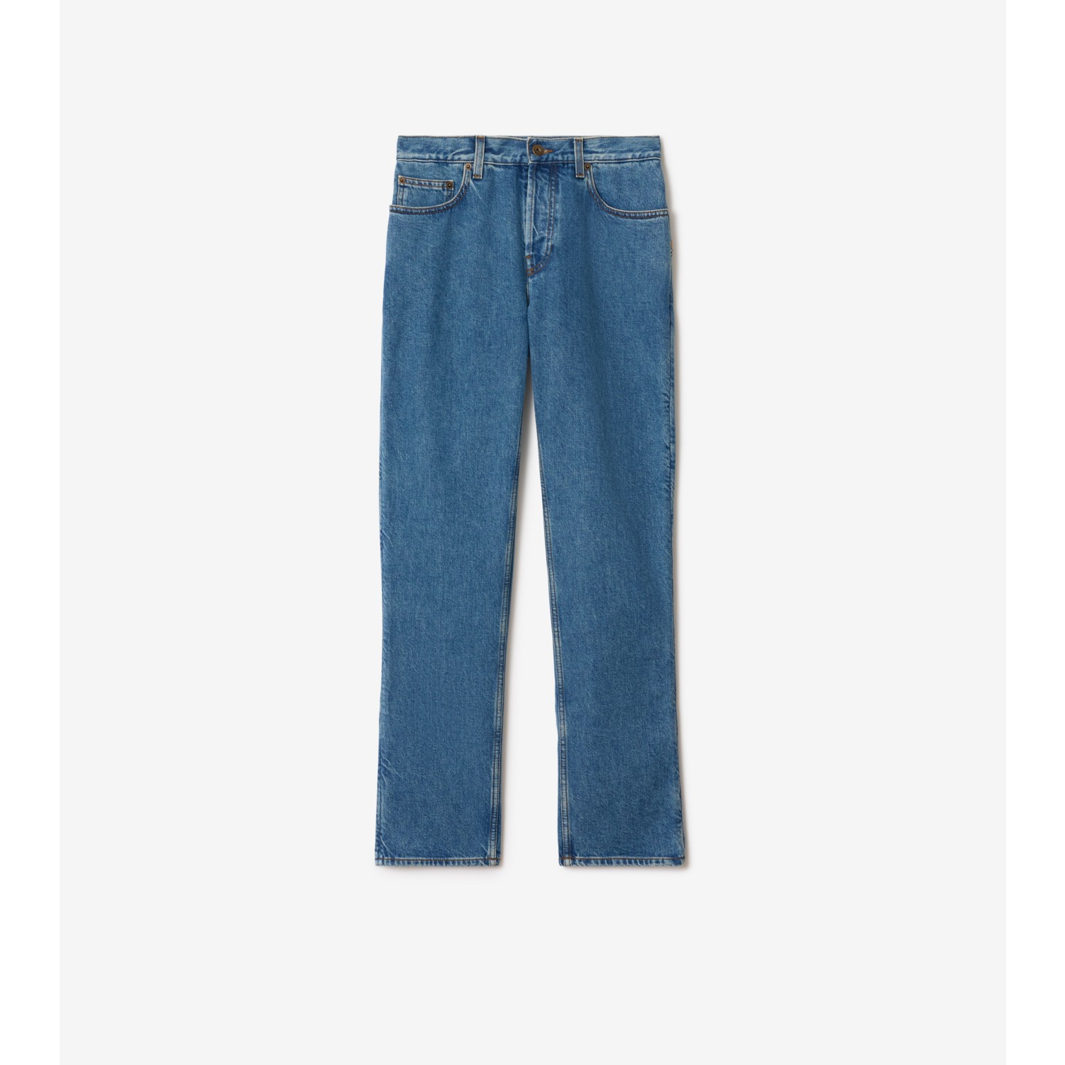 Mid-rise Straight Jeans