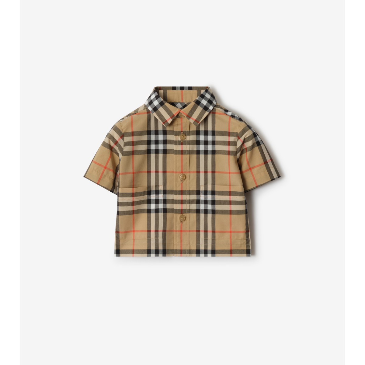  Check Cotton Two-piece Set