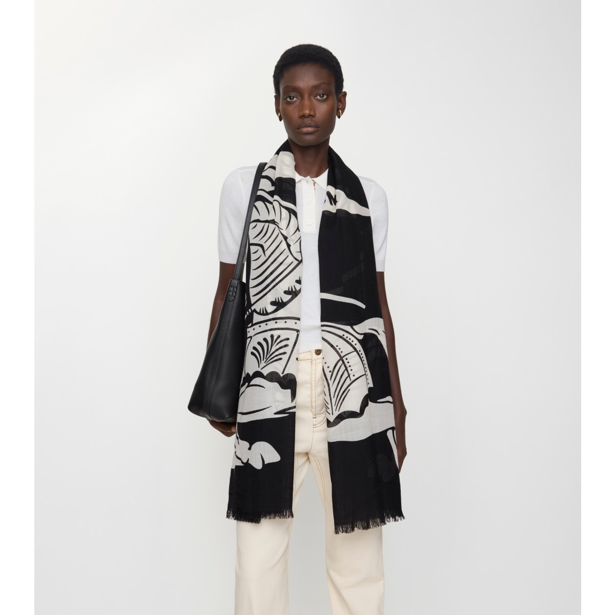  Printed Wide EKD Scarf