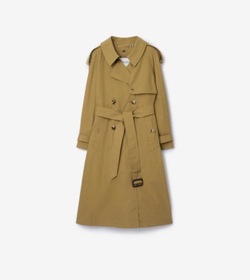 Burberry ロングコート ロング キャンバス フィッツロヴィア トレンチコート ウィズ