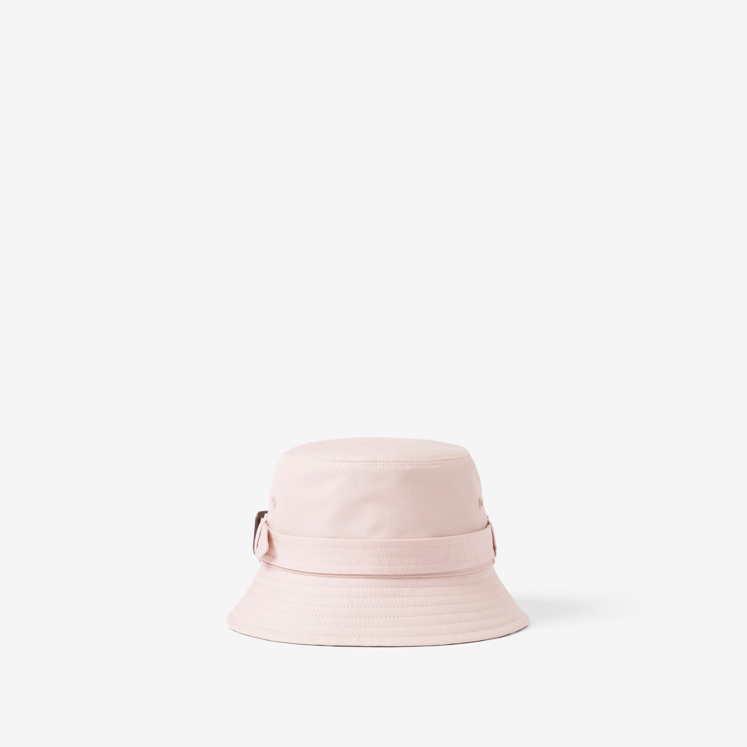 Chapéu Bucket de gabardine tropical com cinto (Rosa Doce) | Burberry® oficial