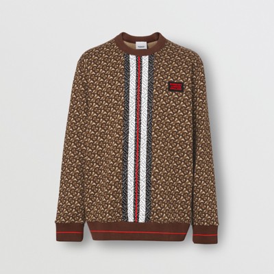 burberry sweater mens brown