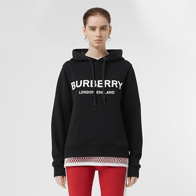 burberry oversized cotton sweatshirt