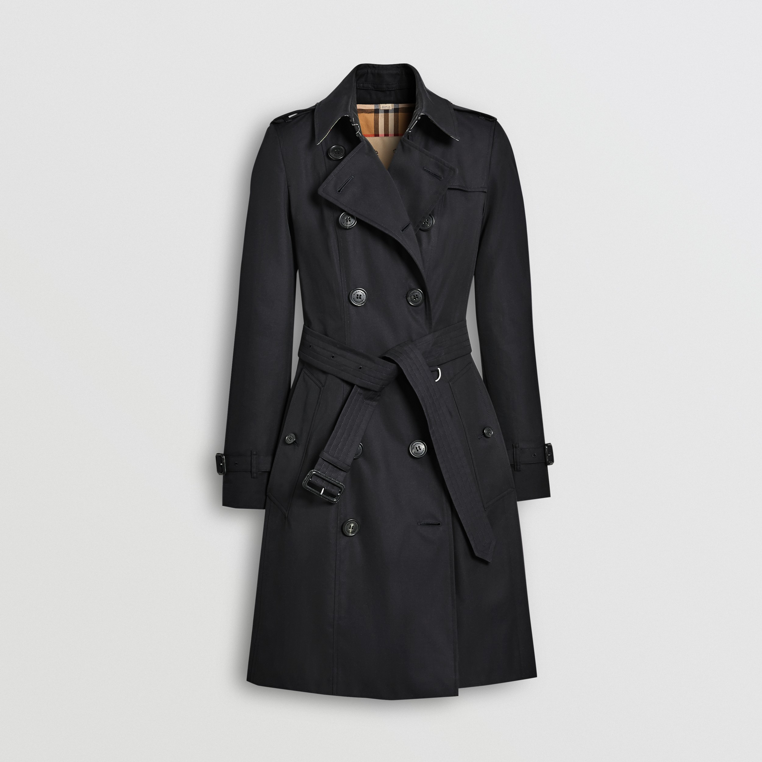 Trench coat Heritage Chelsea de longitud media (Medianoche) - Mujer | Burberry® oficial - 4