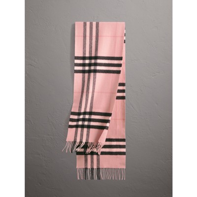 burberry pink cashmere scarf