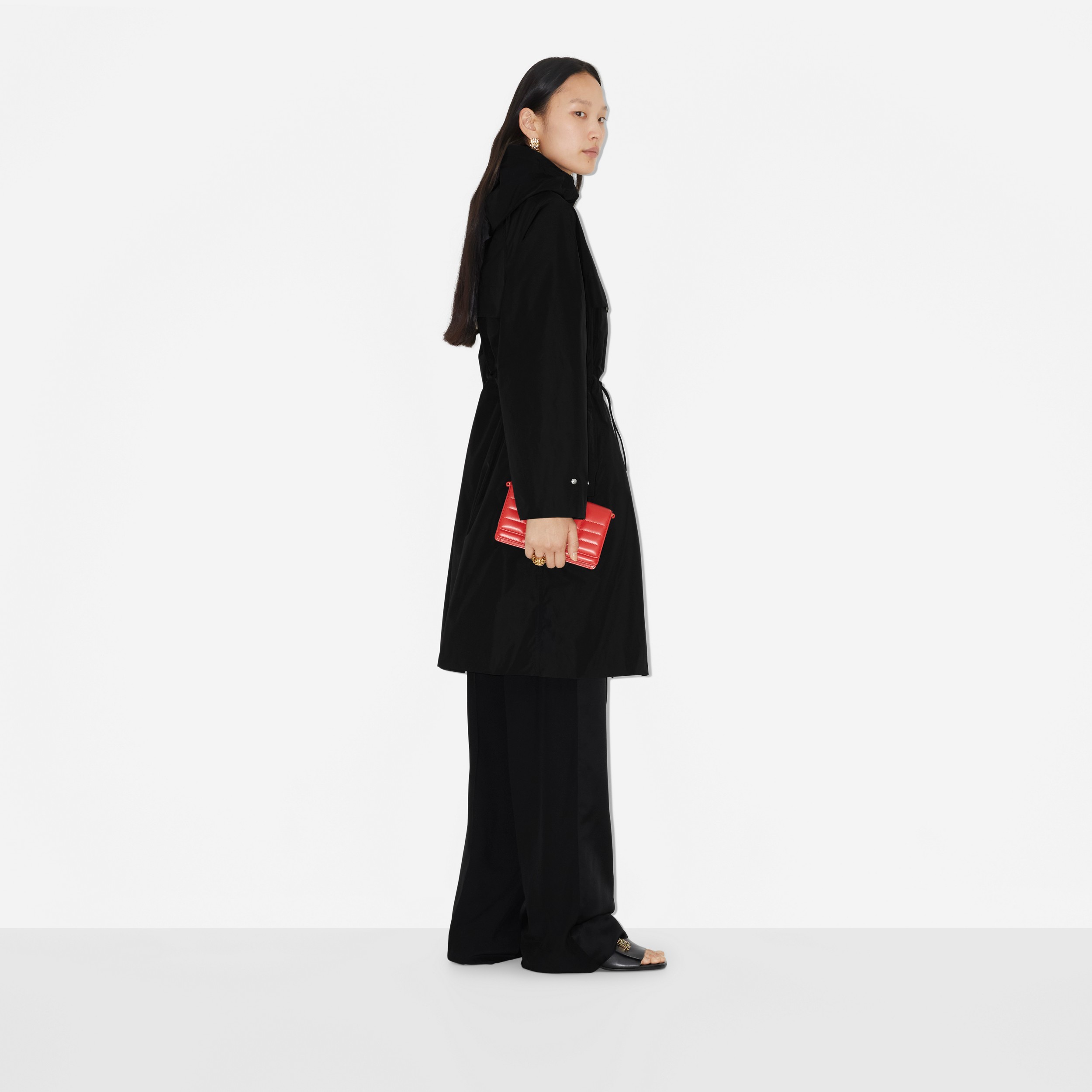 Abrigo con EKD bordado (Negro) - Mujer | Burberry® oficial - 3