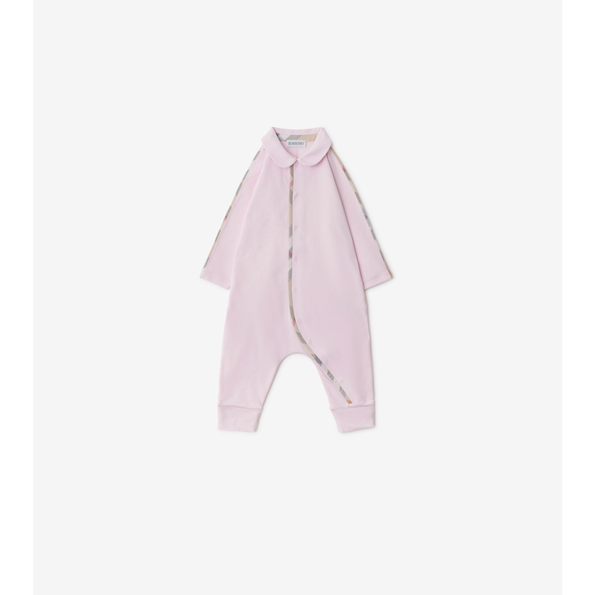  Check Stretch Cotton Three-piece Baby Gift Set