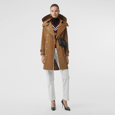 kensington hooded trench coat