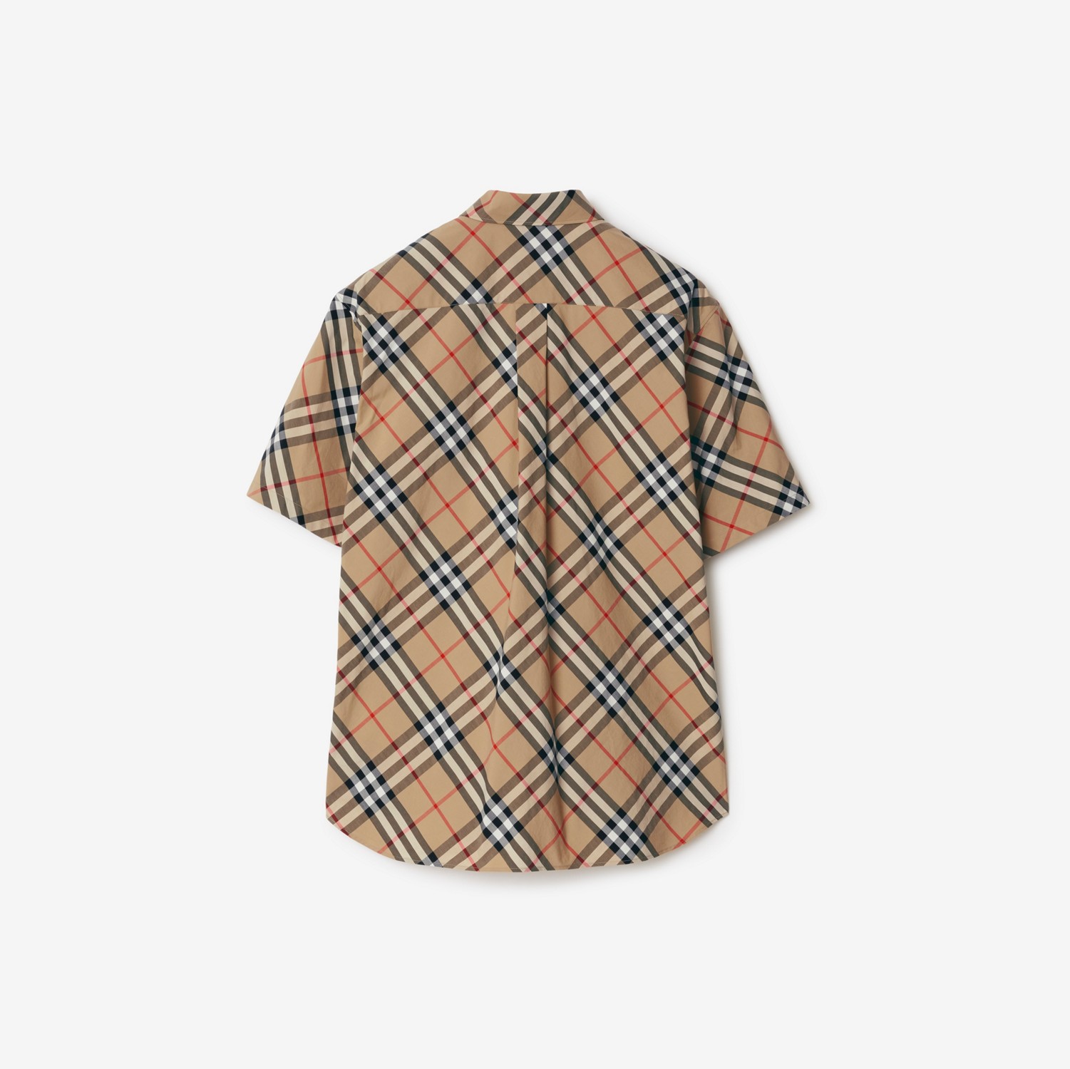 Check Cotton Shirt in Sand - Men | Burberry® Official Check Cotton Shirt in Sand - Men | Burberry® Official
