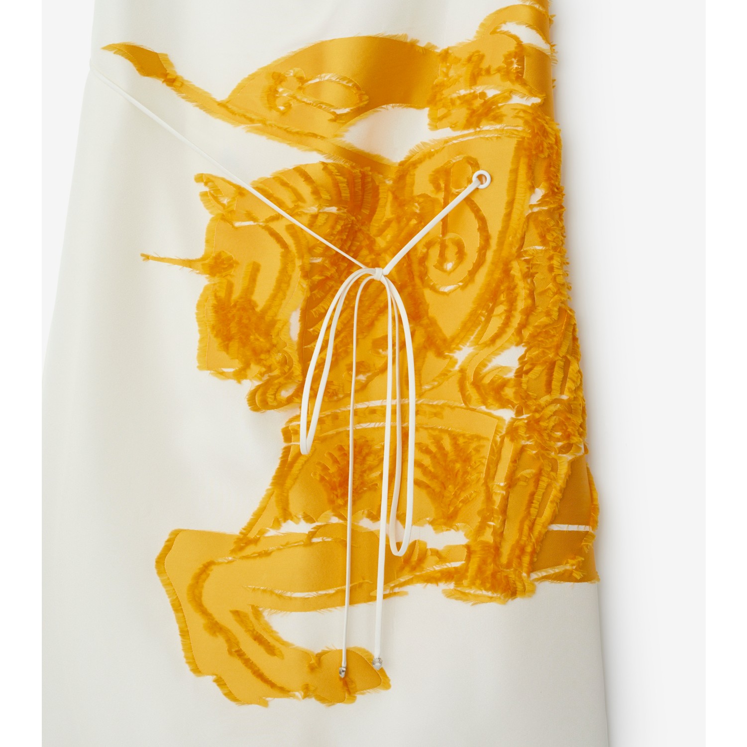 EKD Silk Blend Dress in Sunflower - Women, Nylon | Burberry® Official