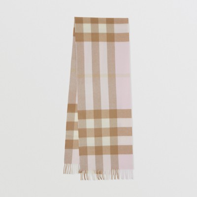 pink burberry scarf