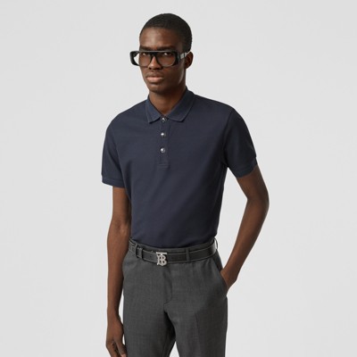 burberry navy polo shirt