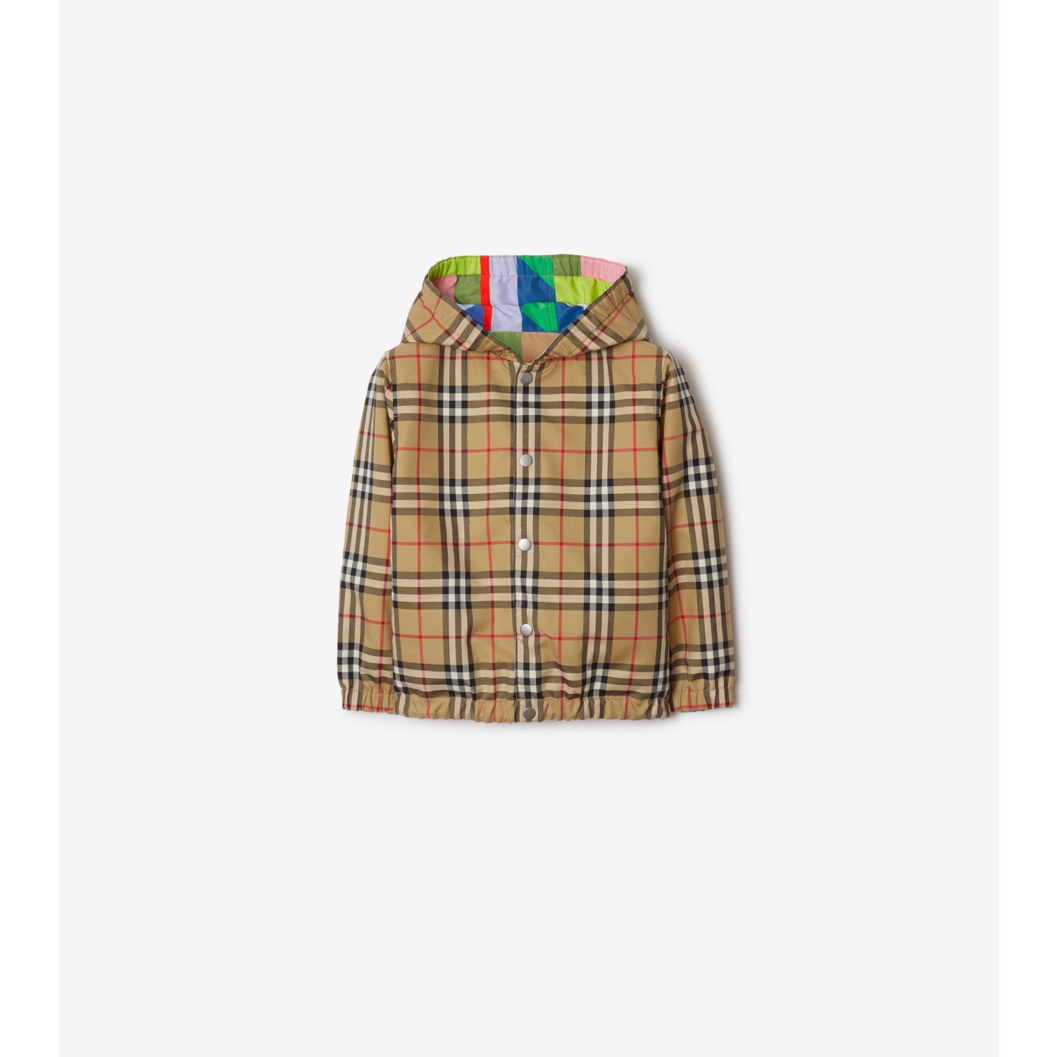 チェック リバーシブル ジャケット (アーカイブベージュ) | Burberry®公式サイト