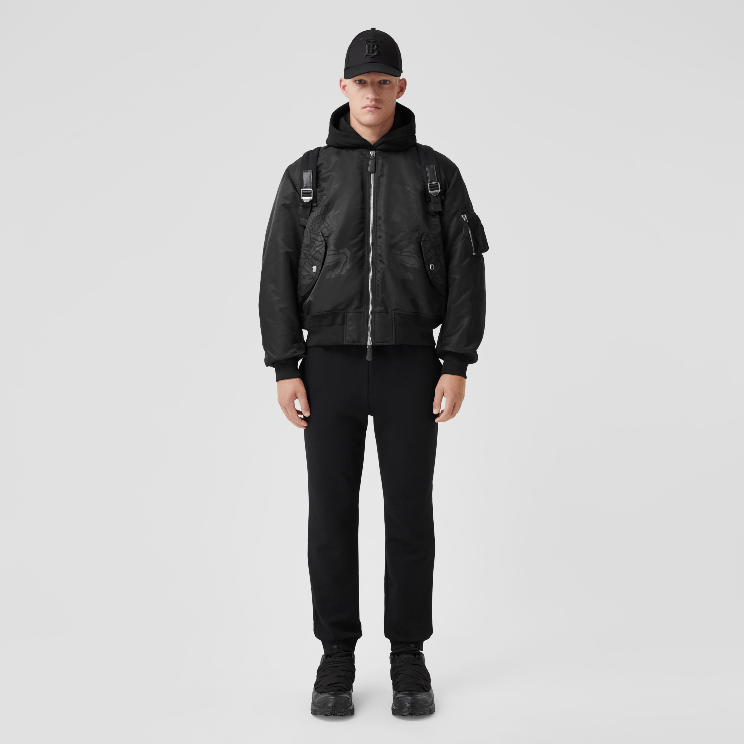 Burberry Nylon Bomber Jacket