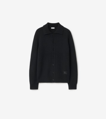 Cashmere Cardigan in Black - Men | Burberry® Official