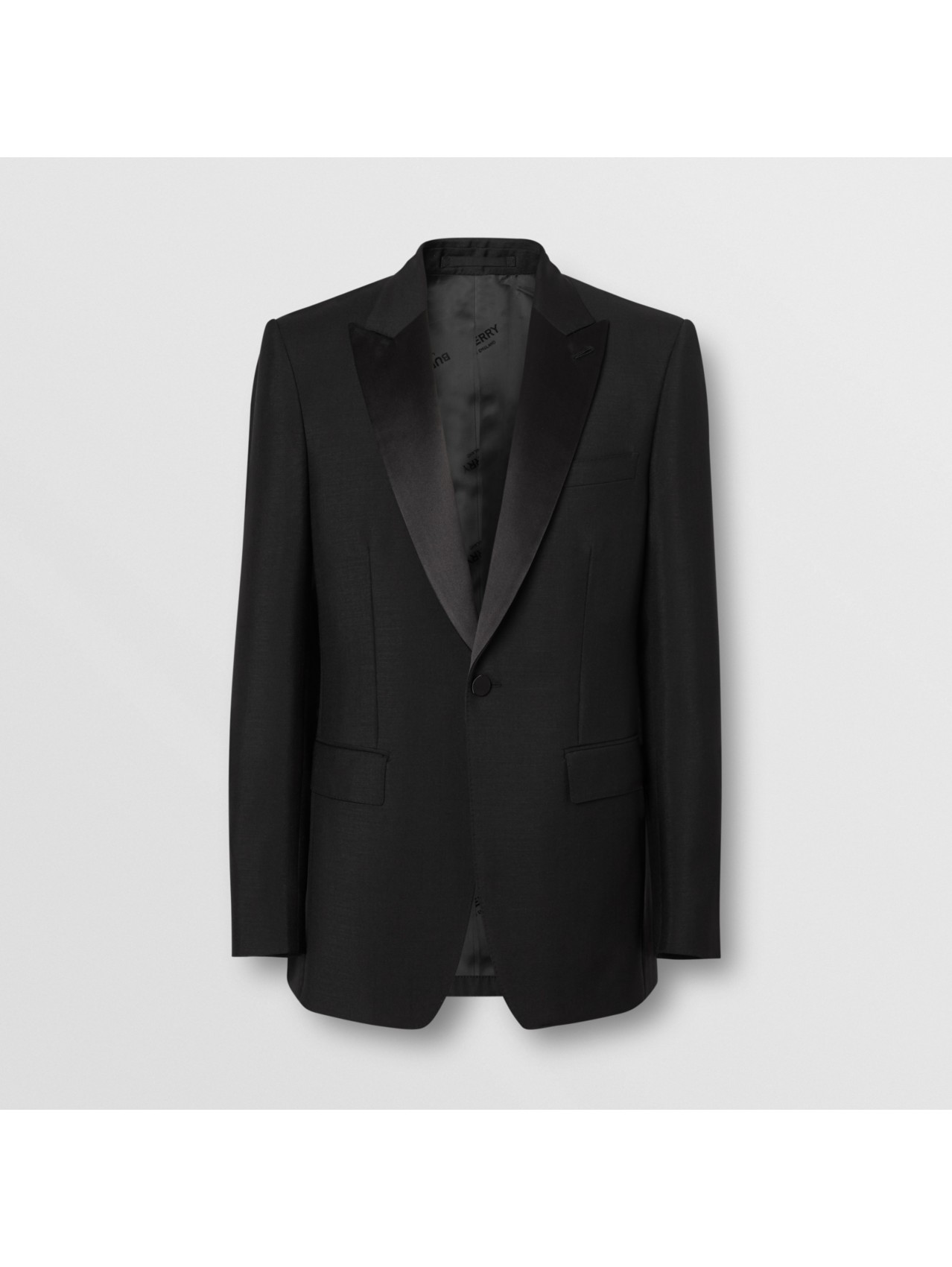 Fit Wool Suit Black - Men | Burberry United States