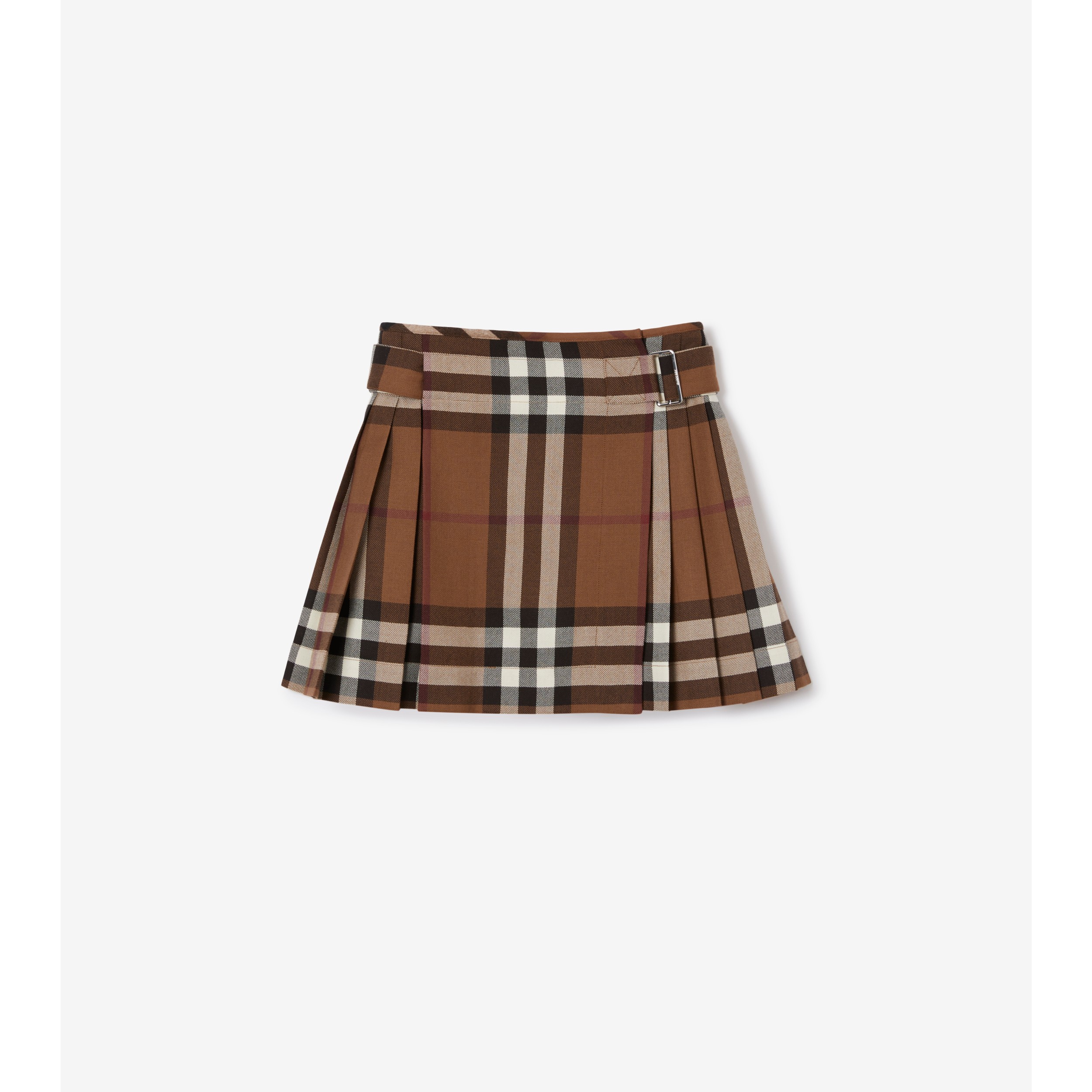 Burberry pleated hot sale skirt