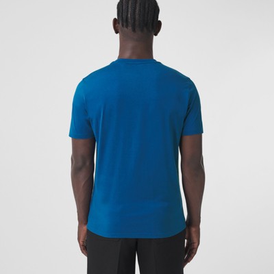 モノグラムモチーフ コットンTシャツ (ミッドナイトネイビー) - メンズ | Burberry®公式サイト