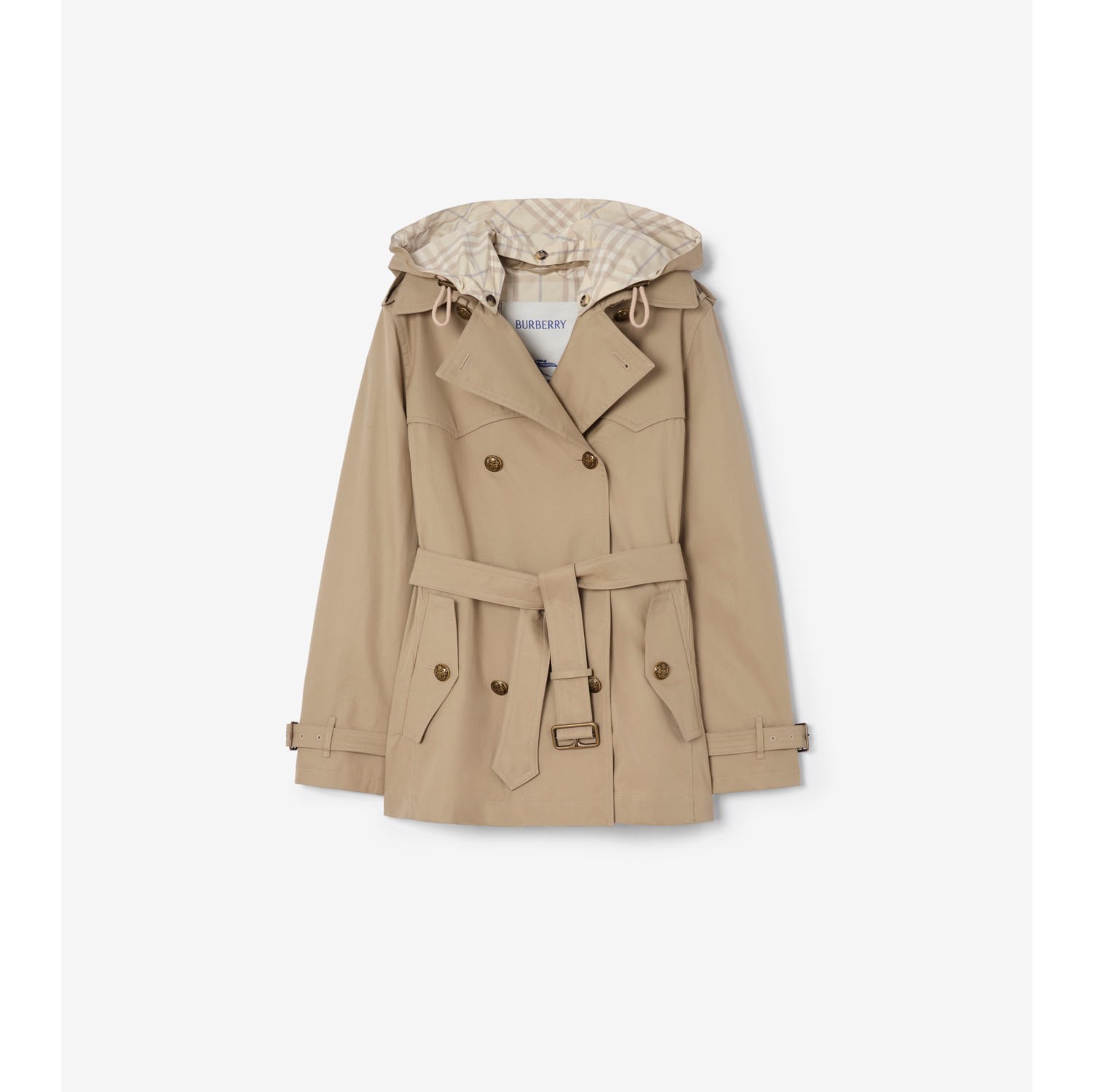 Short Tropical Gabardine Foxfield Trench Coat