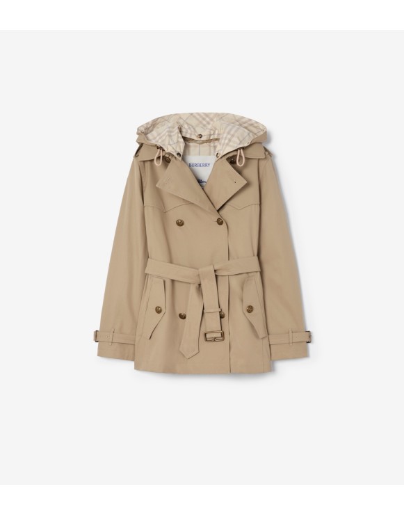 Trench Foxfield corto in gabardine tropicale