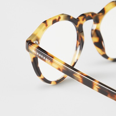 burberry keyhole round frame sunglasses