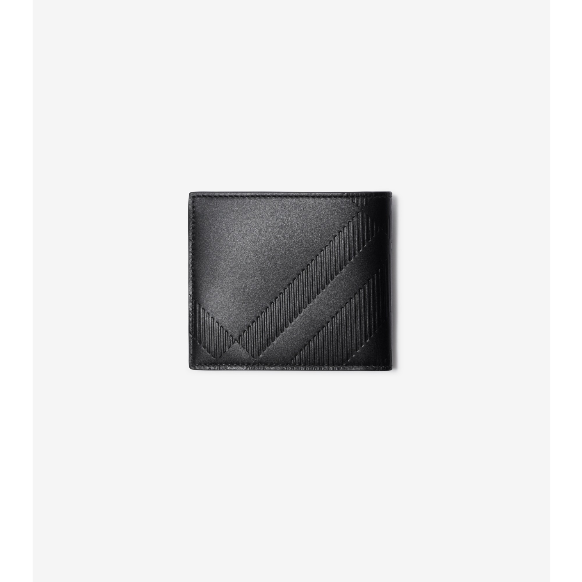 London check bifold wallet best sale with id card case