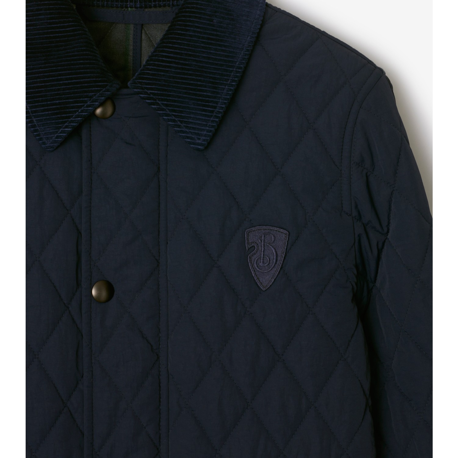 Burberry quilted jacket navy deals