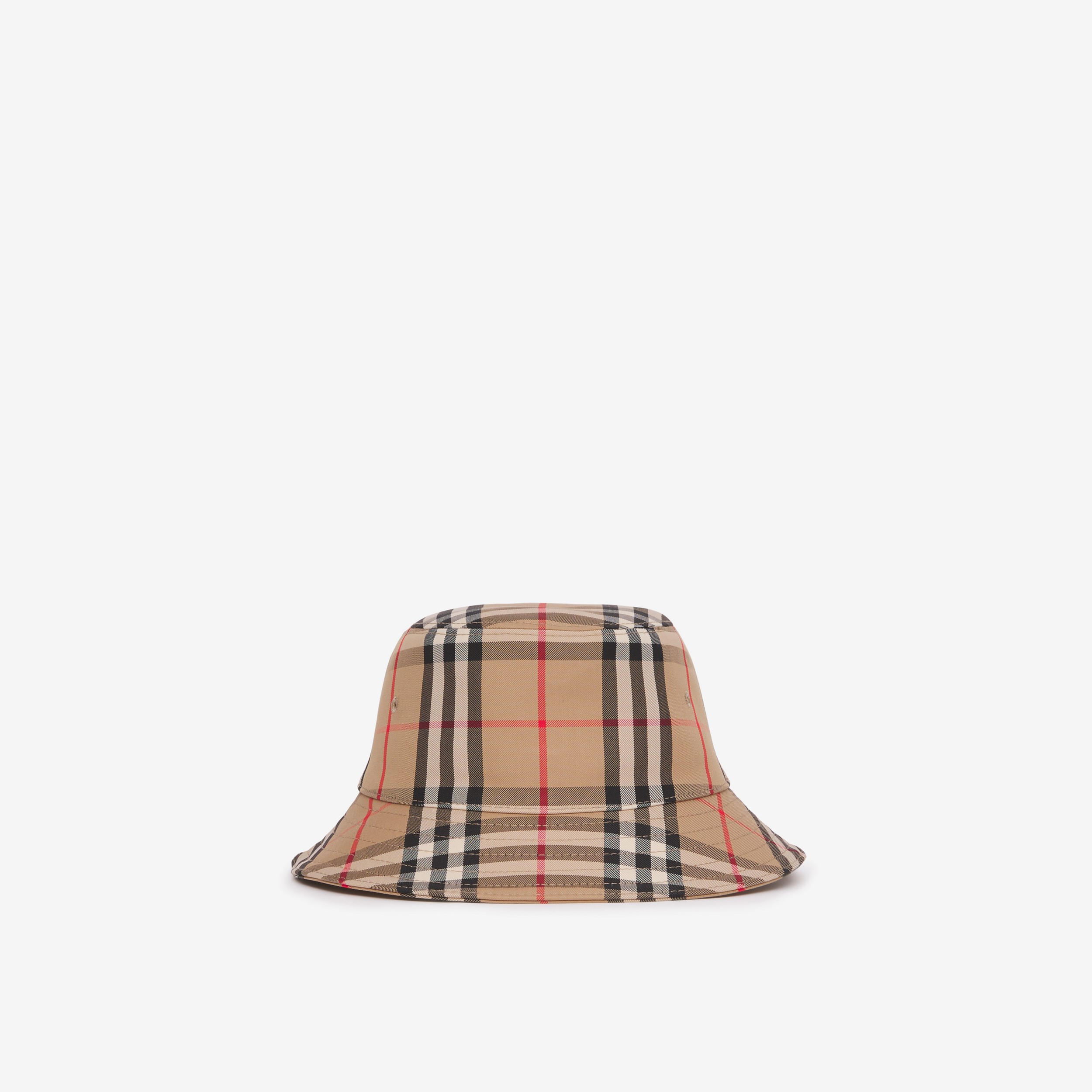 Vintage Check Twill Bucket Hat in Archive Beige - Children | Burberry® Official - 3