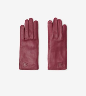 Burberry gloves hot sale womens orange