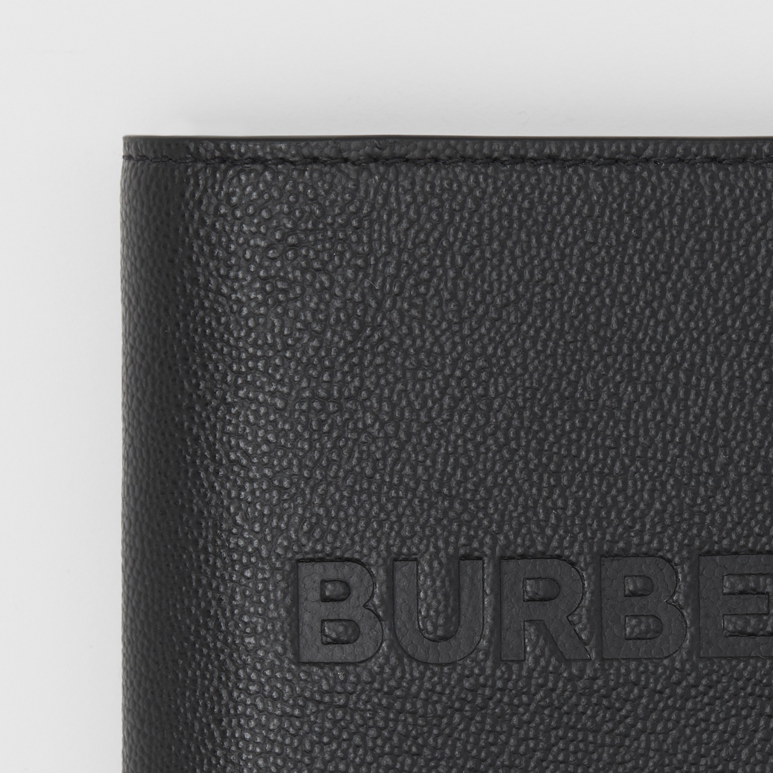 Lederfaltbrieftasche mit Logoprägung für alle Währungen (Schwarz) - Herren | Burberry® - 2