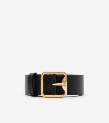 Burberry B Buckle leather belt - Black