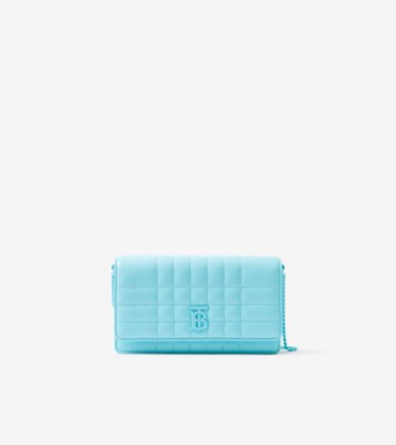 Burberry Quilted Lola Card Holder Blue