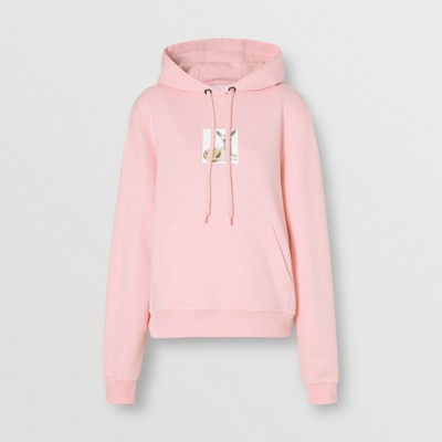 burberry hoodie mens pink