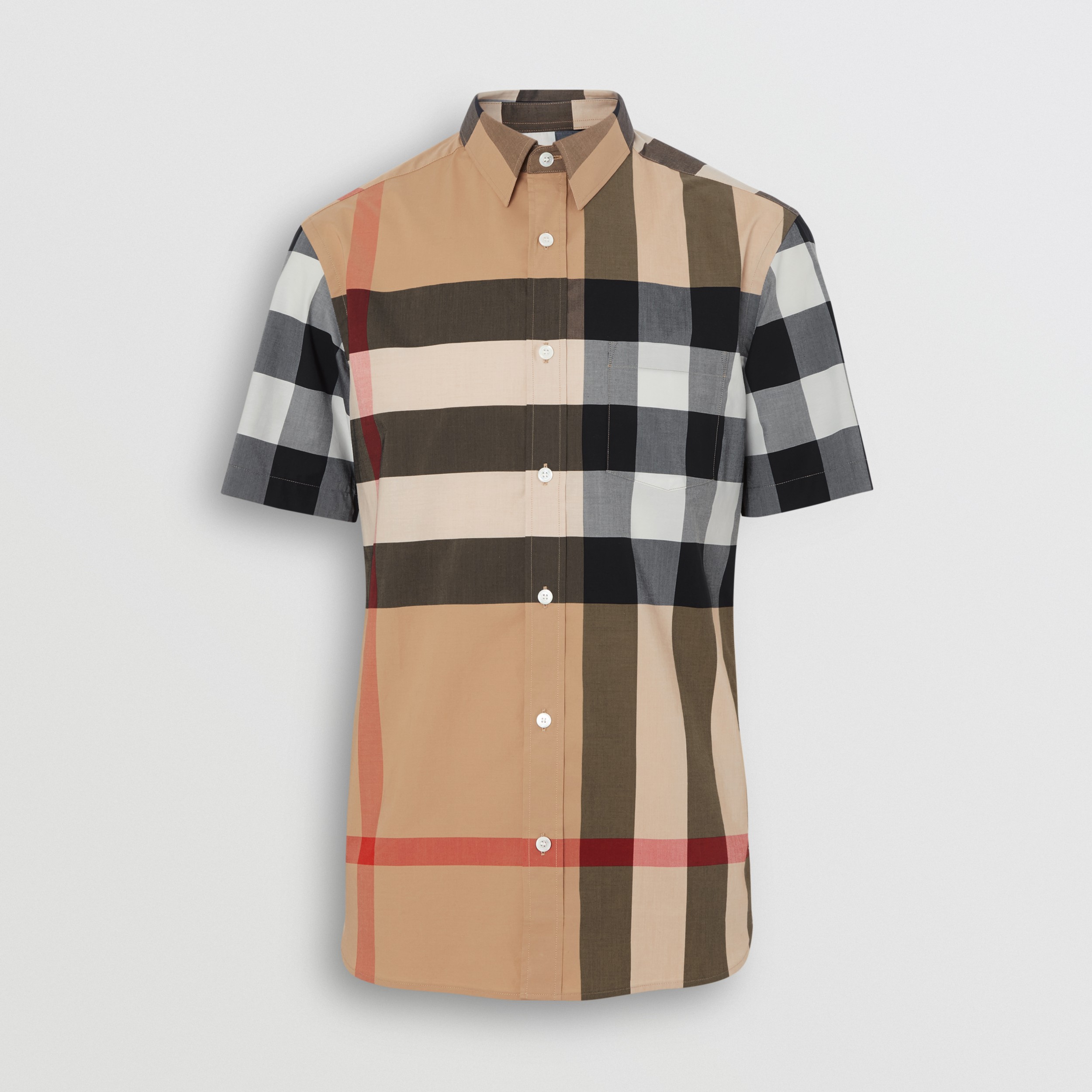 burberry men's short sleeve shirts