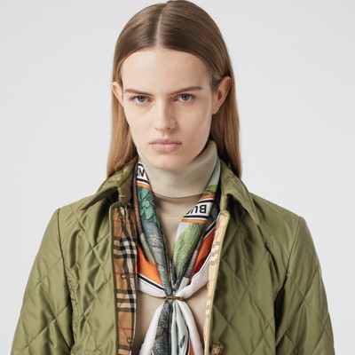 burberry olive green jacket