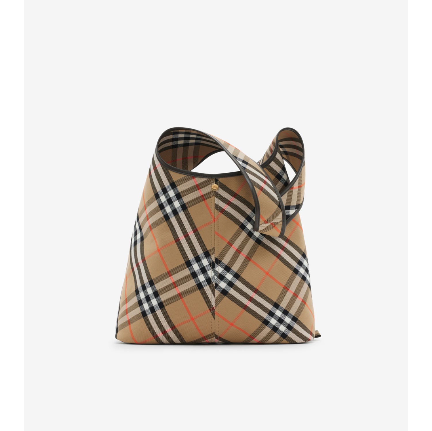 Bolso de hombro Check grande Arena Mujer Burberry oficial