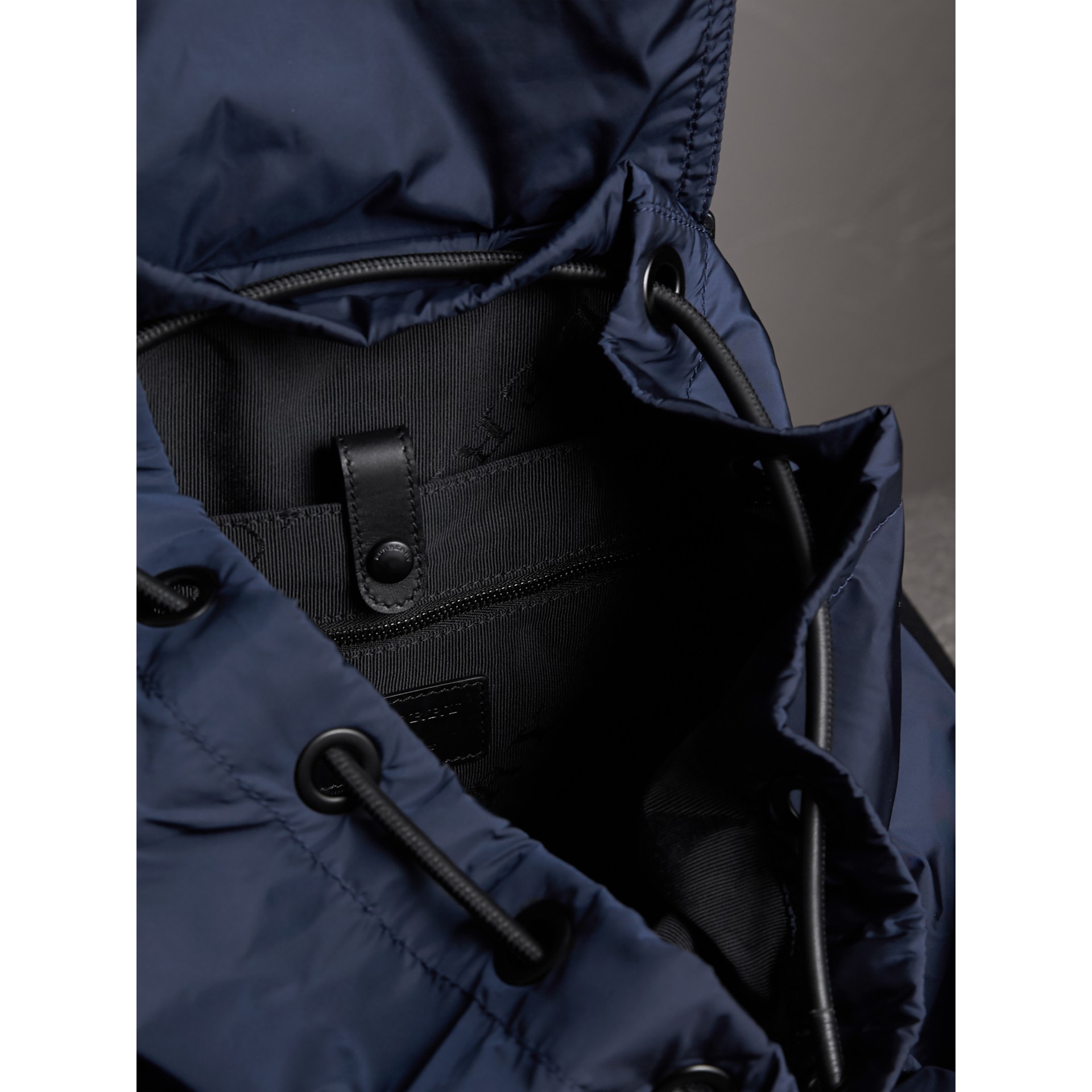 BURBERRY The Large Rucksack in Technical Nylon and Leather