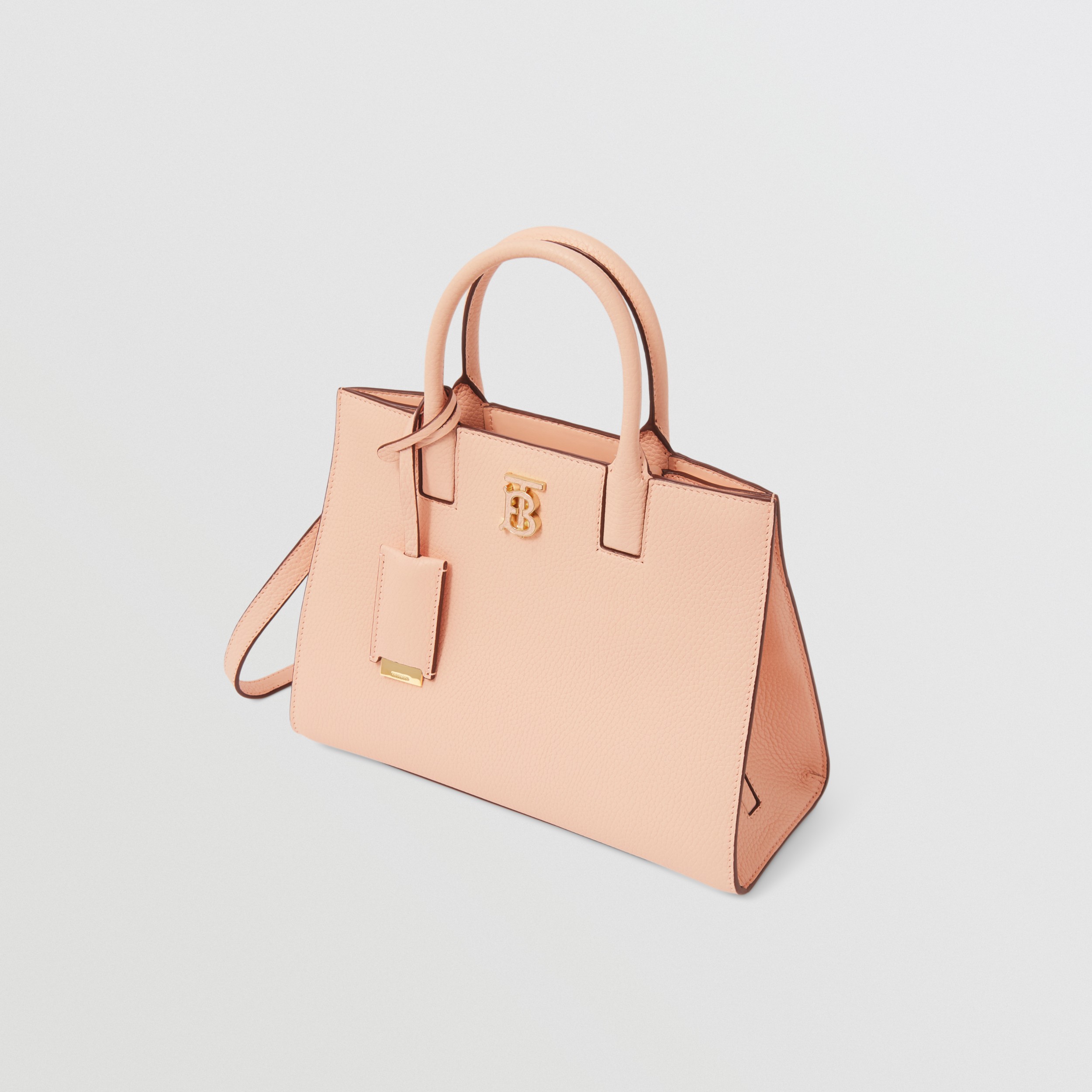 Mini Leather Frances Bag in Peach Pink - Women | Burberry® Official