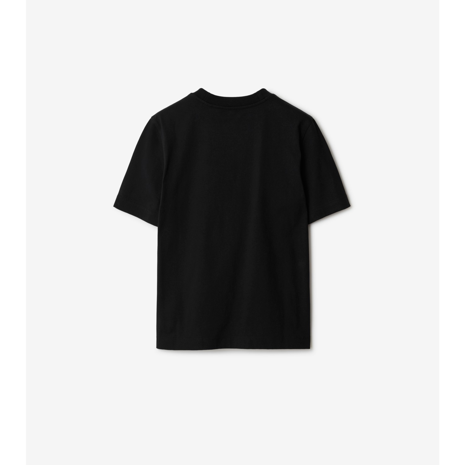 Pear Cotton T-shirt in Black - Women | Burberry® Official