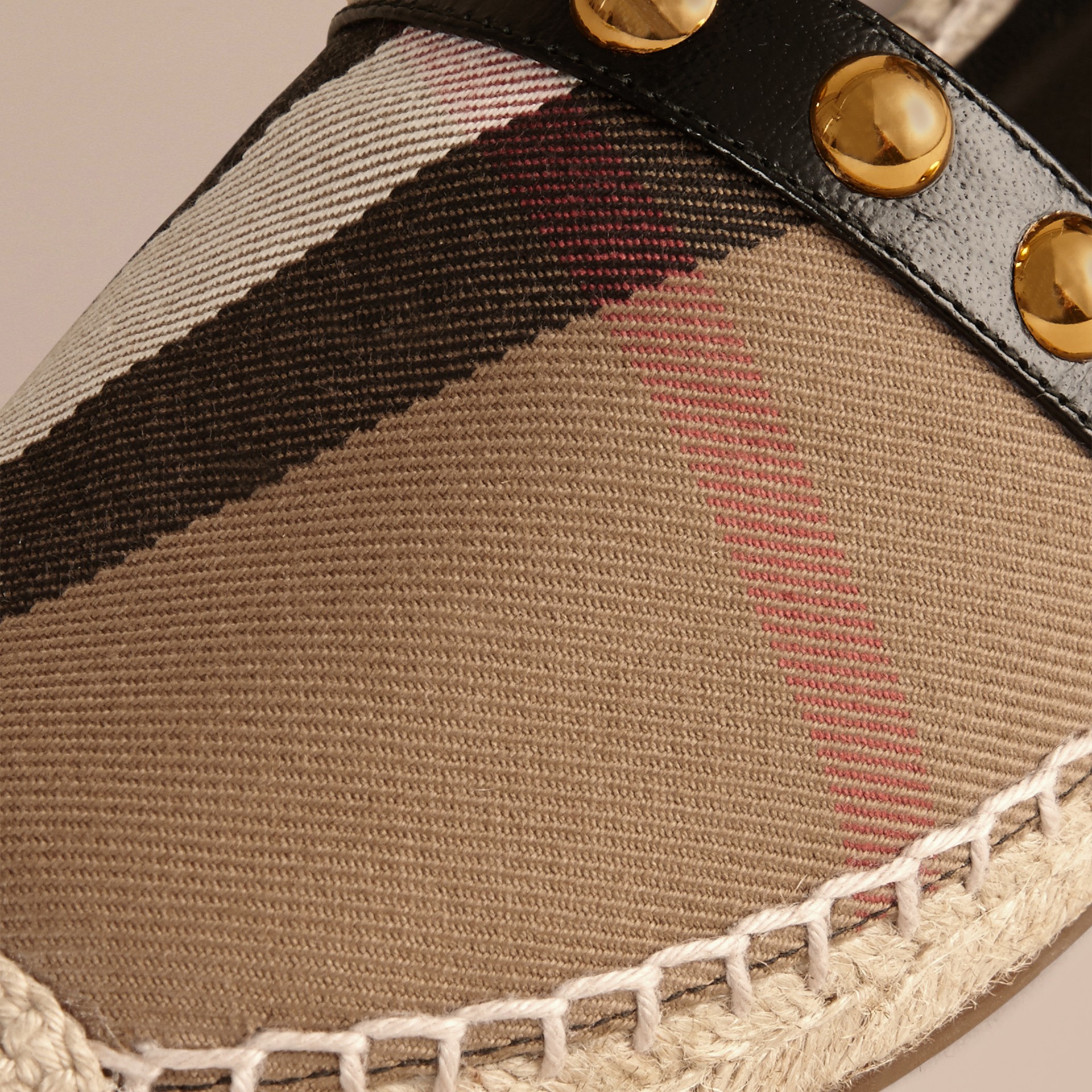 burberry black espadrilles