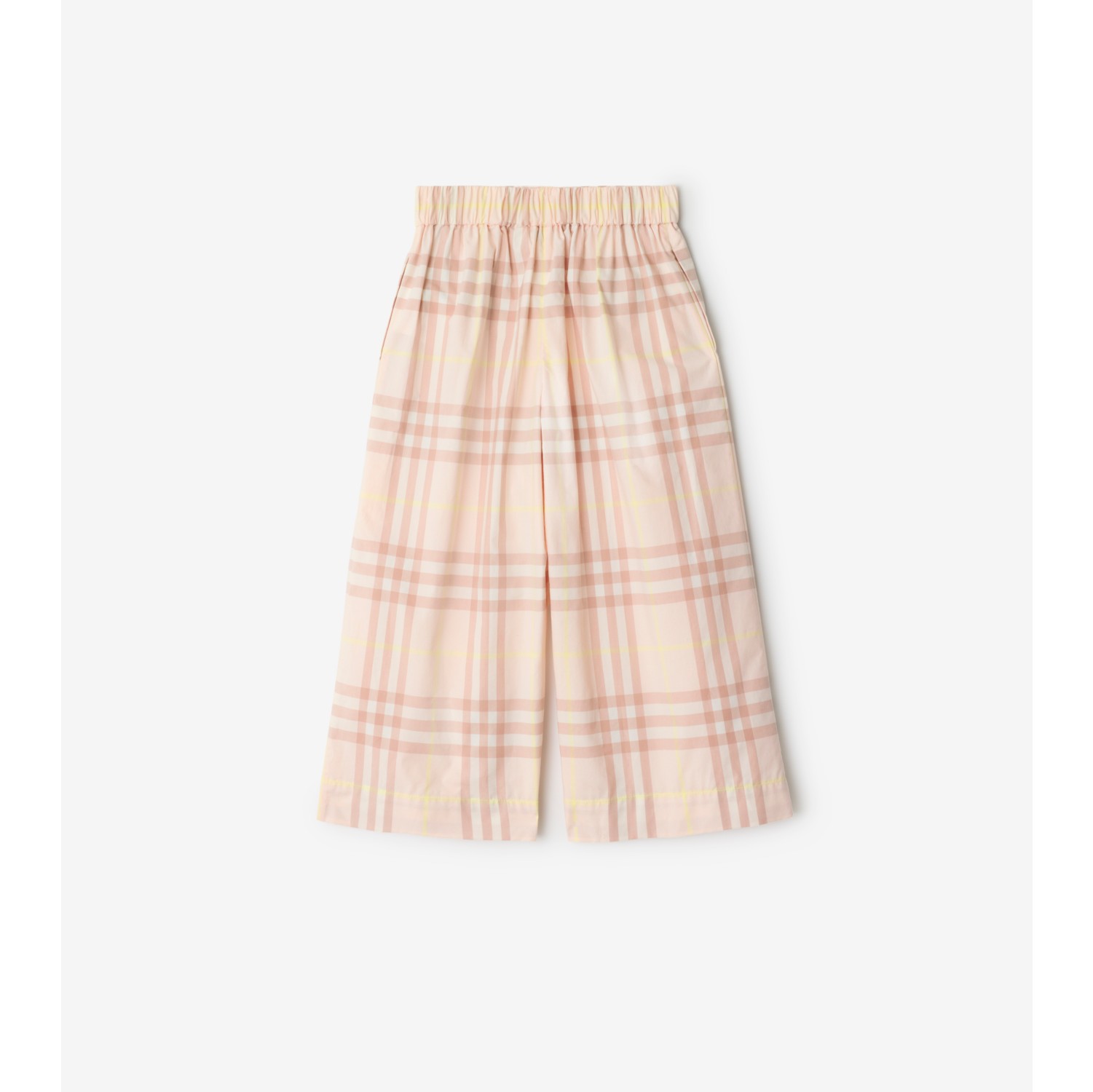 Check Cotton Trousers