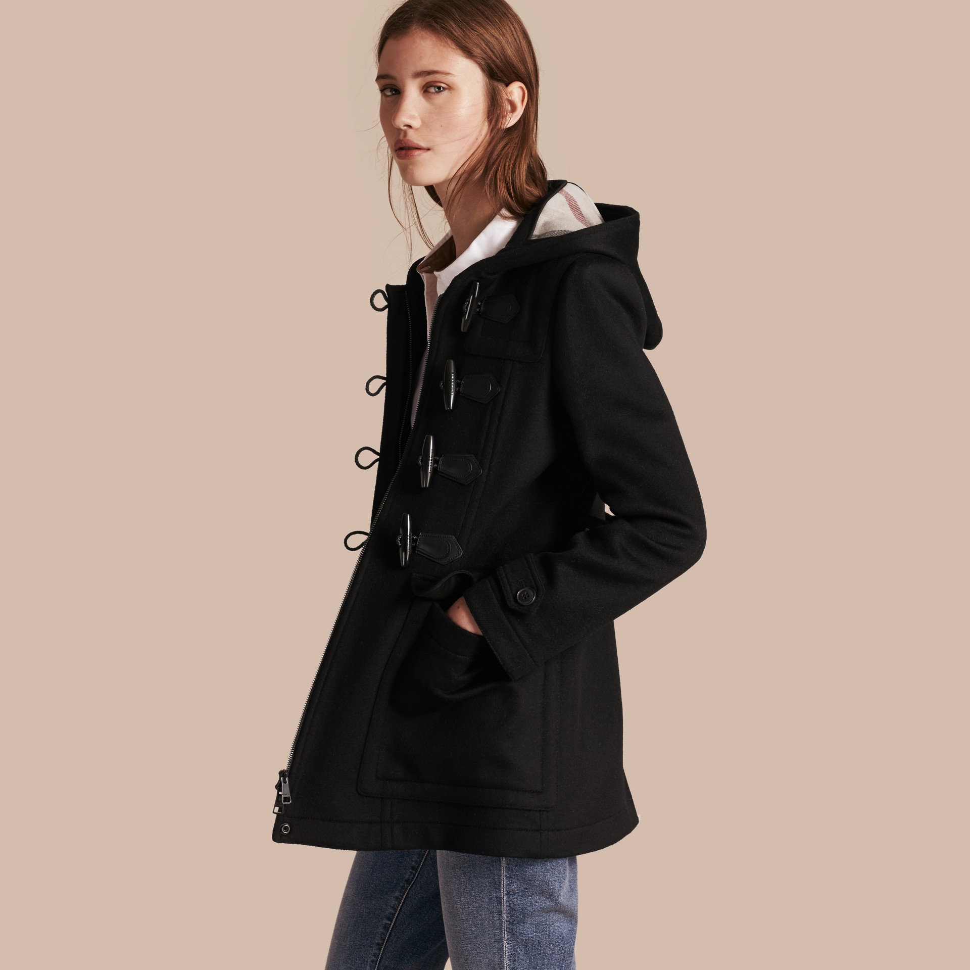 Wool duffle coat Gloverall, Founded , England is the archetypal luxury British Designer brand. Famous for Original Men's and Women's Ladies Duffle coats, Original Monty, British Naval Reefers, British Winter Warms, Overcoats, Raincoats and Trench coats.