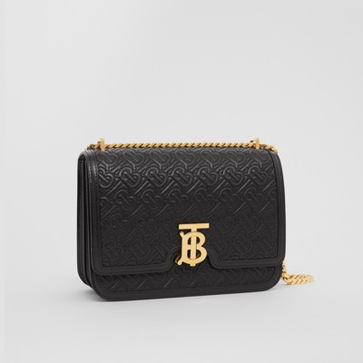 medium quilted monogram lambskin tb bolsa