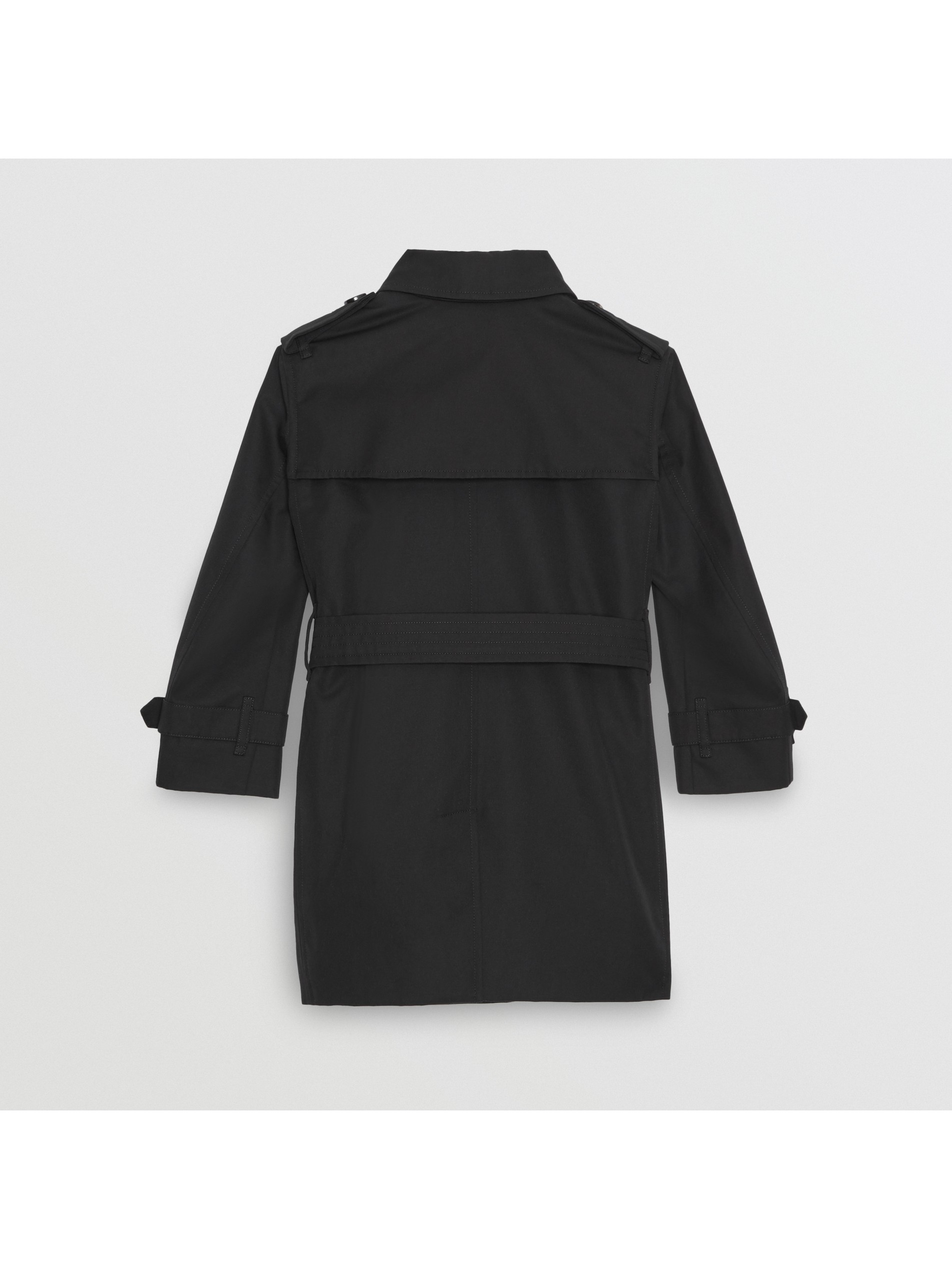 棉质嘎巴甸 trench 风衣 (黑色) | burberry 博柏利